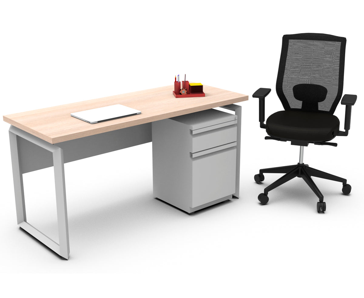 Base Metálica Para Escritorio Prisma