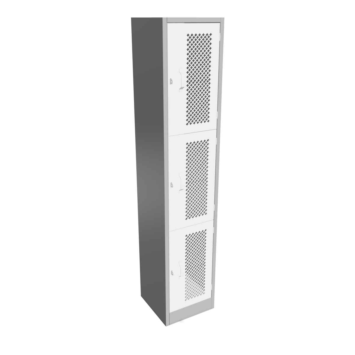 Locker Metalico Mesh 3 Puertas