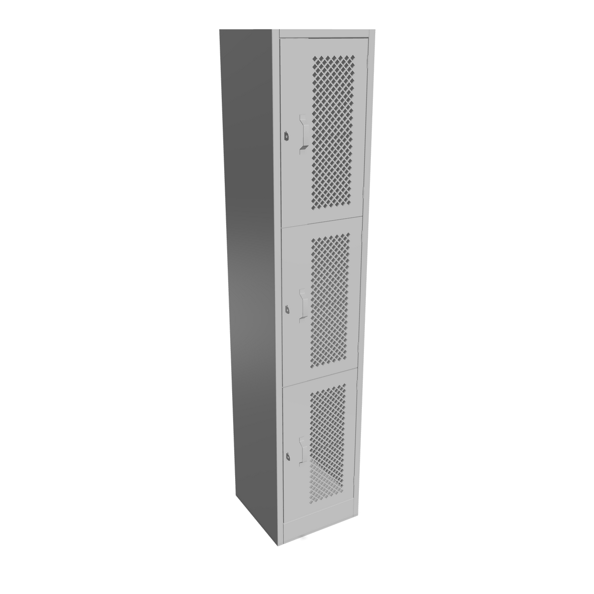 Locker Metalico Mesh 3 Puertas
